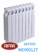 Радиатор биметаллический RIFAR МONOLIT (боковое подключение) 500/14 секций с доставкой в Копейск